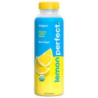 Lemon Perfect Organic Zero Sugar Original Lemon Water - 15.2 Fluid ounce