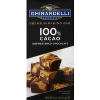 Ghirardeli 100 Cacao Baking Bar 4 oz