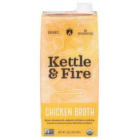 Kettle & Fire Broth, Organic, Chicken - 32 Ounce