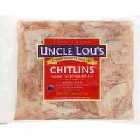 Uncle Lous Chitterlings, Pork - 80 Ounce