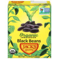 Jack's Quality Organic Low Sodium Black Beans - 13.4 Ounce