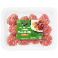 First Street Mild Italian Style Pork Meatballs