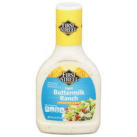 First Street Dressing & Dip, Buttermilk Ranch, Light - 16 Fluid ounce