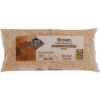 First Street Brown Rice, Long Grain, 16 Ounce