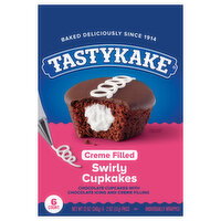Tastykake Cream Filled Swirly Cupkakes - 6 Each