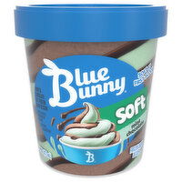 Blue Bunny Soft Mint Chocolate Frozen Dairy Dessert - 16 Ounce