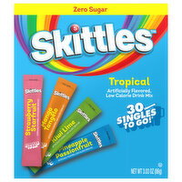 Skittles Zero Sugar Tropical Drink Mix - 30 Each