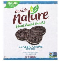 Back to Nature Cookies, Classic Creme - 12 Ounce