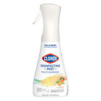 Clorox Disinfecting Mist, Lemongrass Mandarin, Multi-Surface, 16 Ounce