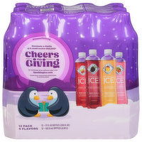 Sparkling Ice Sparkling Water, Zero Sugar, Flavored, 4 Flavors, 12 Pack, 12 Each