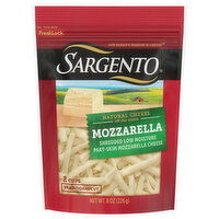 Sargento Shredded Cheese, Natural, Part-Skim, Low-Moisture, Mozzarella, Traditional Cut, 8 Ounce