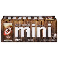 A&W root beer mini cans - 75 Ounce