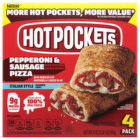 Hot Pockets Pepperoni Sausage - 4 Each