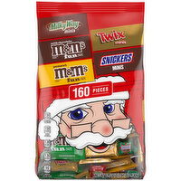 Mixed M&M'S, SNICKERS, MILKY WAY & TWIX Holiday Candy  - 61.57 Ounce