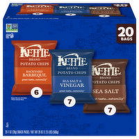 Kettle Brand Potato Chips, Assorted, 20 Each