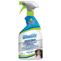 Woolite Pet Stain & Odor Remover, + Sanitize, Advanced - 22 Fluid ounce