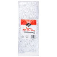 First Street Wet Mop, No. 24, Rayon, 1 Each