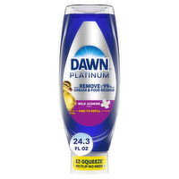 Dawn Platinum EZ-Squeeze Dish Soap Liquid, Wild Jasmine - 24.3 Fluid ounce