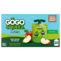 GoGo Squeez Apple Apple Fruitz - 20 Each