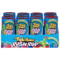 Push Pop Candy, 3 Flavors in 1, Triple Power - 16 Each