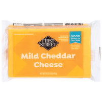 First Street Cheese, Mild Cheddar - 16 Ounce