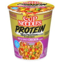 Cup Noodles Protein Hot & Spicy Chicken Flavor Ramen Noodle Soup