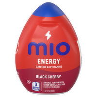 MiO Liquid Water Enhancer, Black Cherry, Energy, 1.62 Ounce