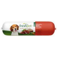 Freshpet Healthy & Natural Dog Food, Fresh Beef Roll, 6lb - 6 Pound