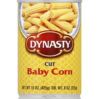 Dynasty Baby Corn, Cut - 15 Ounce