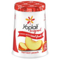 Yoplait Yoplait, Low Fat, Harvest Peach, 6 Ounce