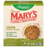 Mary's Gone Crackers Crackers, Organic, Herb, Original - 4 Ounce