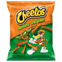 Cheetos Cheese Flavored Snacks, Cheddar Jalapeno, Crunchy - 8.5 Ounce