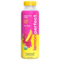 Lemon Perfect Organic Zero Sugar Dragon Fruit Mango Lemon Water