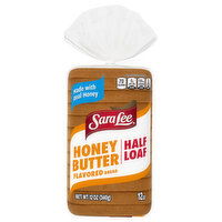 Sara Lee Bread, Honey Butter, Half Loaf - 12 Ounce