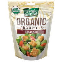 Fresh Gourmet Croutons, Organic, Seasoned - 4.5 Ounce