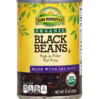 Sun Harvest Black Beans, 15 Ounce