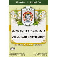 Tadin Herbal Tea, Chamomile with Mint - 25 Each