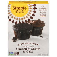 Simple Mills Baking Mix, Almond Flour, Chocolate Muffin & Cake - 10.4 Ounce