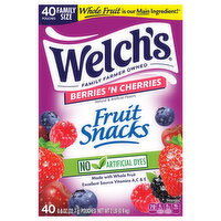Welch's Berries 'N Cherries Fruit Snacks Family Size