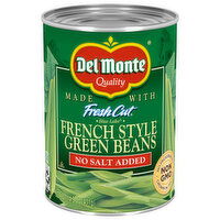 Del Monte No Salt Added French Style Fresh Cut Green Beans - 14.5 Ounce