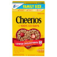 Cheerios Cereal, Family Size - 18 Ounce