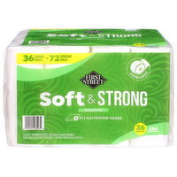 First Street Soft & Strong Premium 2 Ply Double Rolls Bathroom Tissue - 36 Each