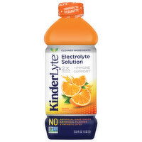 Kinderlyte Electrolyte Solution, Orange - 33.8 Fluid ounce