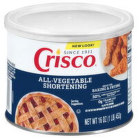 Crisco All-Vegetable Shortening - 16 Ounce