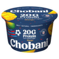 Chobani Zero Added Sugar Lowfat Greek Mango Yogurt - 6.7 Ounce