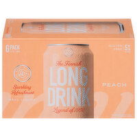The Finnish Long Drink Gluten Free Peach Gin - 6 Each