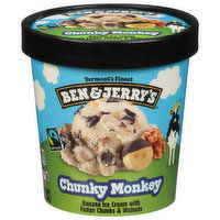 Ben & Jerry's Ice Cream, Chunky Monkey - 1 Pint