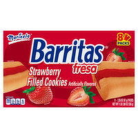 Marinela Marinela Barritas Fresa Strawberry Soft Filled Cookie Bar, 8 count, 18.88 oz - 18.06 Ounce