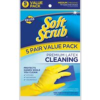 Scrub Soft Reusable Latex Glove Medium - 5 Each