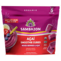 Sambazon Organic Mixed Berries & Acai Acai Smoothie Cubes - 20 Ounce